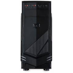 Inter-Tech B-30 Tower ATX Case - Stylish Black Design without Power Supply - Perfect for Your Build!